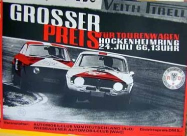 Hockenheim - 1. AvD Großer Preis für Tourenwagen. 5 eliminacja.  24.07.1966r.