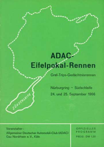 Nürburgring - ADAC-Eifelpokal-Rennen. 9 eliminacja.  24-25.09.1966r.