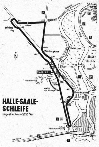 21 Halle-Saale-Schleiferennen. 1 eliminacja.  23-24.04.1966r.