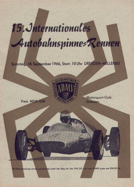 15 Int. Autobahnspinne-Rennen. 6 eliminacja.  18.09.1966r.