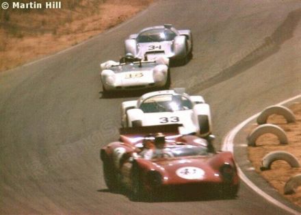 Nr.44. Jerry Hansen – Lotus 19 Chevrolet, nr.33.Patrick Scooter – Porsche 906, nr.16.George Follmer – Lotus 23 Porsche, nr.34.Ken Miles – Porsche 906.  