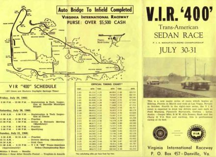 Virginia. VIR 400. 4 eliminacja.  30-31.07.1966r.