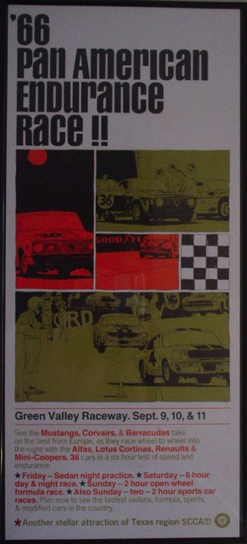 Green Valley. Pan America Endurance Race. 6 eliminacja.  9-11.09.1966r.