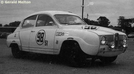 Frank Moakley i Kermit Turley – Saab 96.