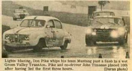 Green Valley. Pan America Endurance Race. 6 eliminacja.  9-11.09.1966r.