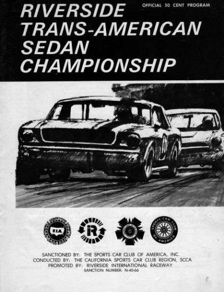 Riverside 4-hour race. 7 eliminacja.  18.09.1966r.