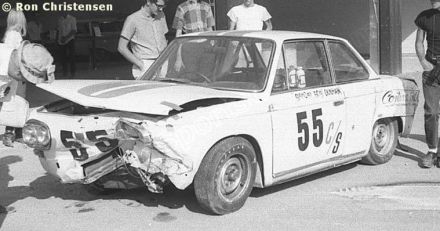 Bob Dunham i  Pete Brock - Hino Contessa 1300.