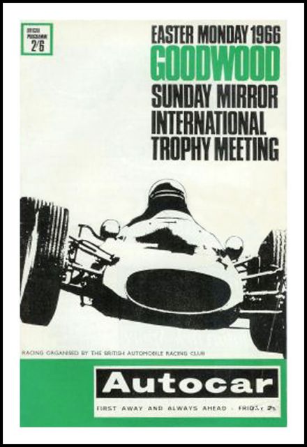 Goodwood - International Trophy Meeting-St. Mary’s Trophy Race. 2 eliminacja.  11.04.1966r