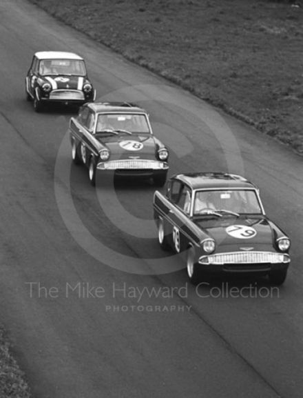 Nr.79.Chris Craft, nr.78.Mike Young – Fordy Anglia Super, Nr.69.John Rhodes – Austin Mini Cooper S.
