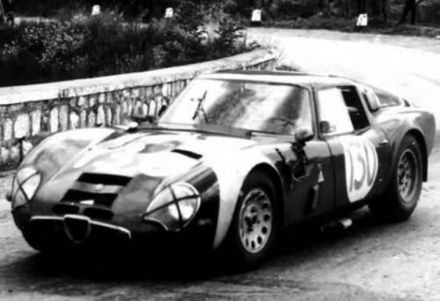Lucien Bianchi i Roberto Bussinello - Alfa Romeo Giulia TZ2.