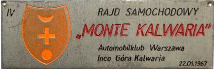4 Rajd Monte Calvaria - 1967r
