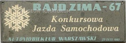 Rajd Zima 1967r