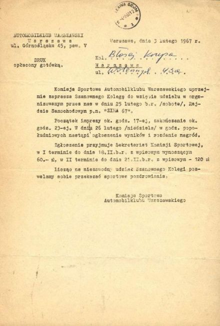 Zaproszenie