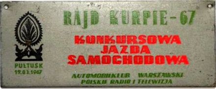 Rajd Kurpie - 1967r