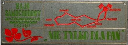 Rajd Śladami Pań - 1967r