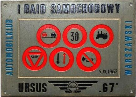 1 Rajd Samochodowy Ursus - 5.11.1967r.
