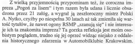 2 Rajd Żubrów - 1967r