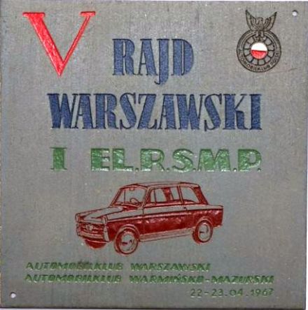 5 Rajd Warszawski - 1967r