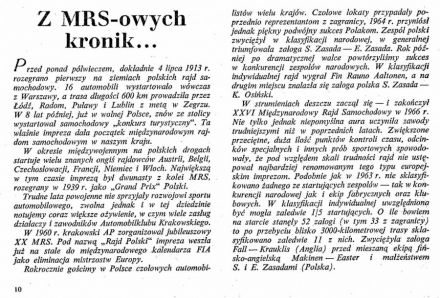 Rajd Polski - 1967r