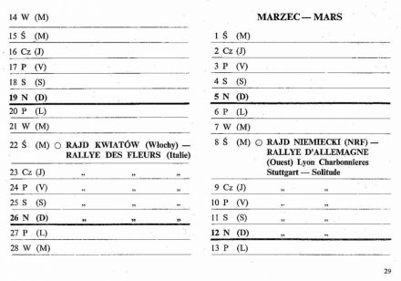 Rajd Polski - 1967r