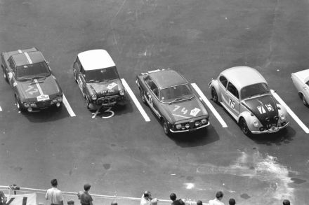 Leo Cella i Sergio Barbasio – Lancia Fulvia HF, Robert Eaves i Raymond Heaton – BMC Mini Morris 1300, Fabrizio Poggi i Norma Bonetti – Alfa Romeo 1600 GTA, Walter Poltinger i Ernst Merinsky – VW 1500.