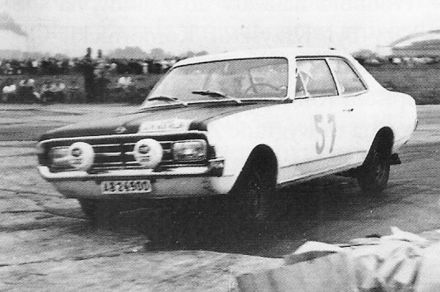 Lille Bror Nasenius i Matti Vigren – Opel Rekord.