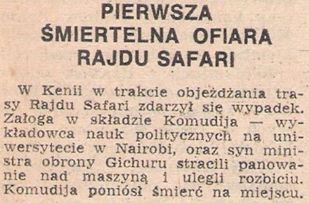 Ofiara Safari