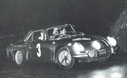 Gerard Larrousse i Marcel Callewaert – Alpine Renault A110.