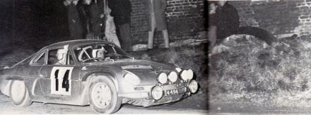 Bernard Fiorentino i Francois Recrosio – Alpine Renault A110.
