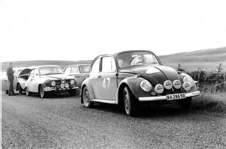 Lennart Svensk i Claes Forshill – VW 1500.