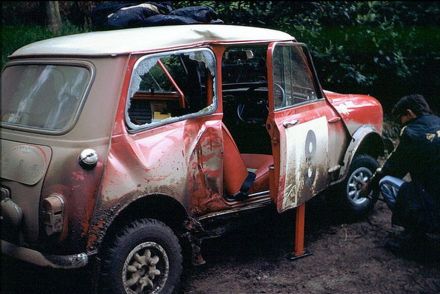Tony Fall i Mike Wood – BMC Mini Cooper S.