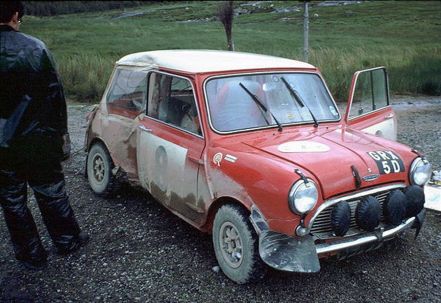 Tony Fall i Mike Wood – BMC Mini Cooper S.