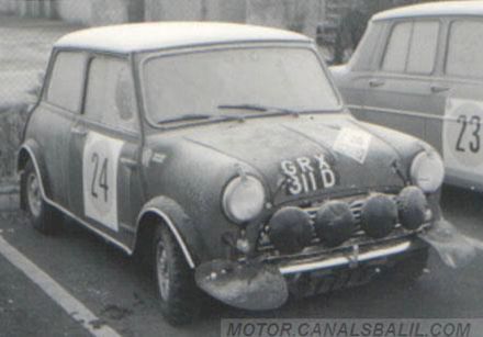 Timo Makinen i Paul Easter – BMC Mini Cooper S.