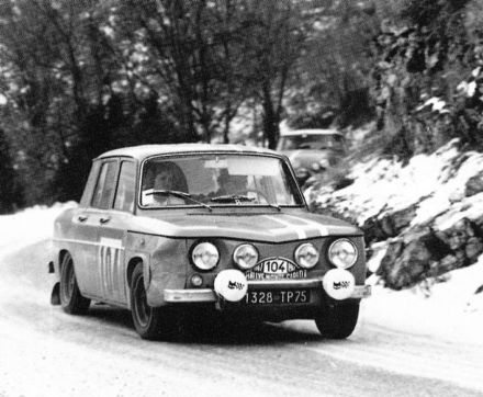 Sylvia Osterberg i Ingalill Edenring - Renault 8 Gordini