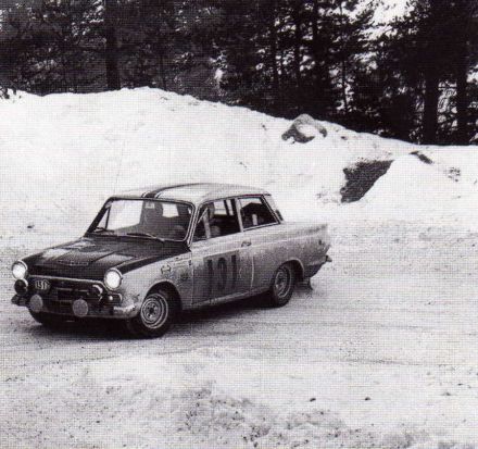 Henri Greder i Andre Vigneron - Ford Lotus Cortina