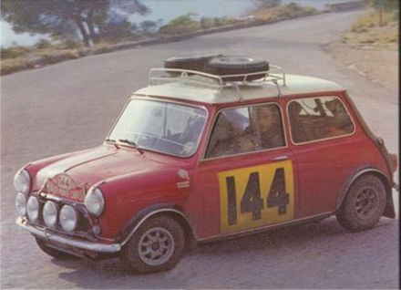 Timo Makinen i Paul Easter - BMC Mini Cooper S