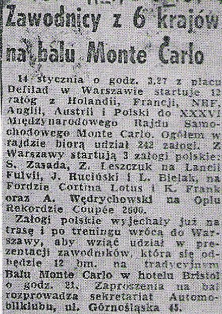 Rajd Monte Carlo