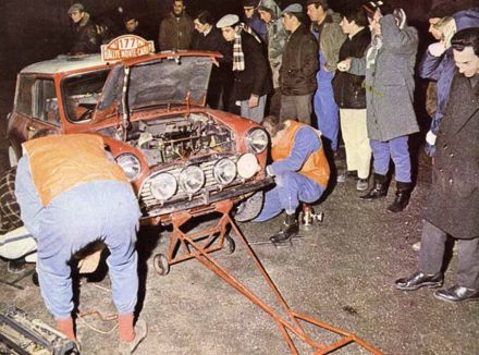 Rauno Aaltonen i Henry Liddon - BMC Mini Cooper S