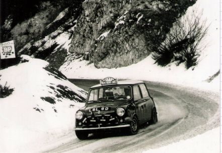 Rauno Aaltonen i Henry Liddon - BMC Mini Cooper S