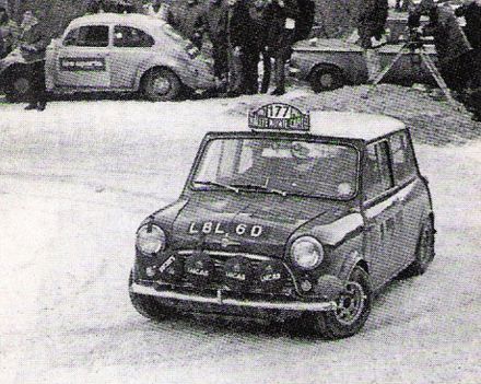 Rauno Aaltonen i Henry Liddon - BMC Mini Cooper S