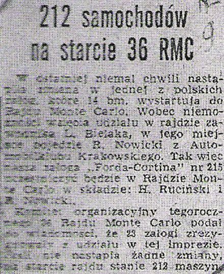 Rajd Monte Carlo