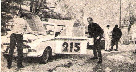 Henryk Ruciński i Ryszard Nowicki - Ford Lotus Cortina