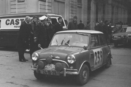 Edward Gjolberg i Aage Broein - BMC Mini Cooper S