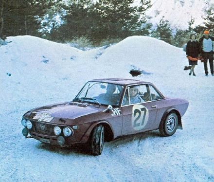 Pauli Toivonen i Jyrki Ahava - Lancia Fulvia HF.
