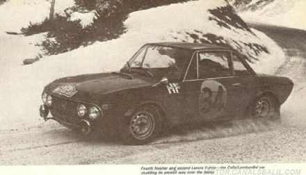 Leo Cella i Luciano Lombardini - Lancia Fulvia HF