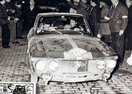 Hannu Mikkola i Arto Salminen - Lancia Fulvia HF