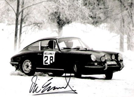 Bjorn Waldegard i Lars Helmer - Porsche 911S.