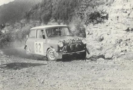 Tony Fall i Mike Wood - BMC Mini Cooper S