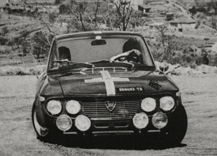 Rene Trautmann i Philippe Leyssieux – Lancia Fulvia HF.
