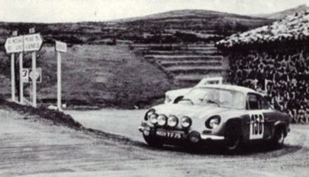Gerard Larrousse i Jean Claude Perey – Alpine Renault Prototype.